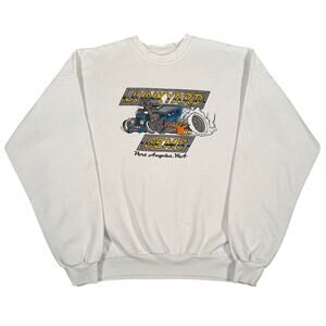 Vintage Junkyard Gems Hot Rod Crewneck Sweatshirt Port Angeles WA 2XL